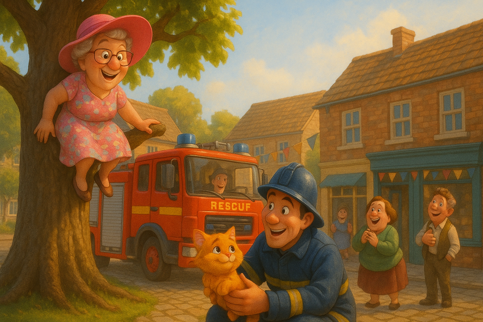 Nanny Rescue bedtime story illustration